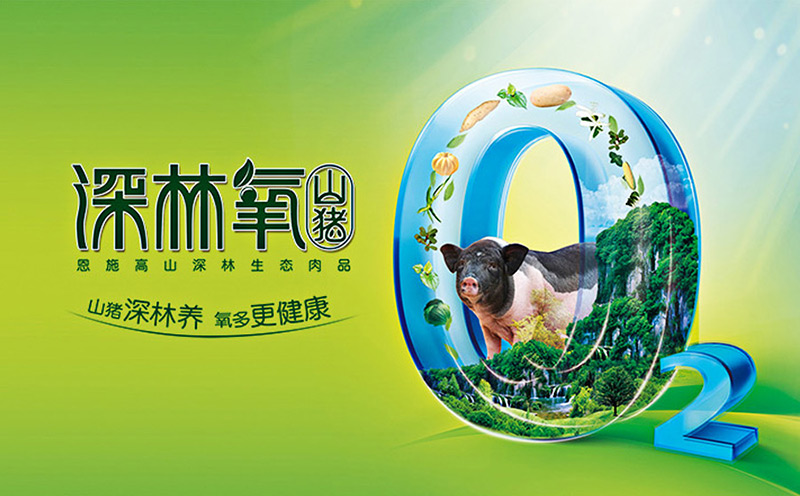長太生生豬品牌設計 重慶深林氧山豬，搶好位，贏大勢！